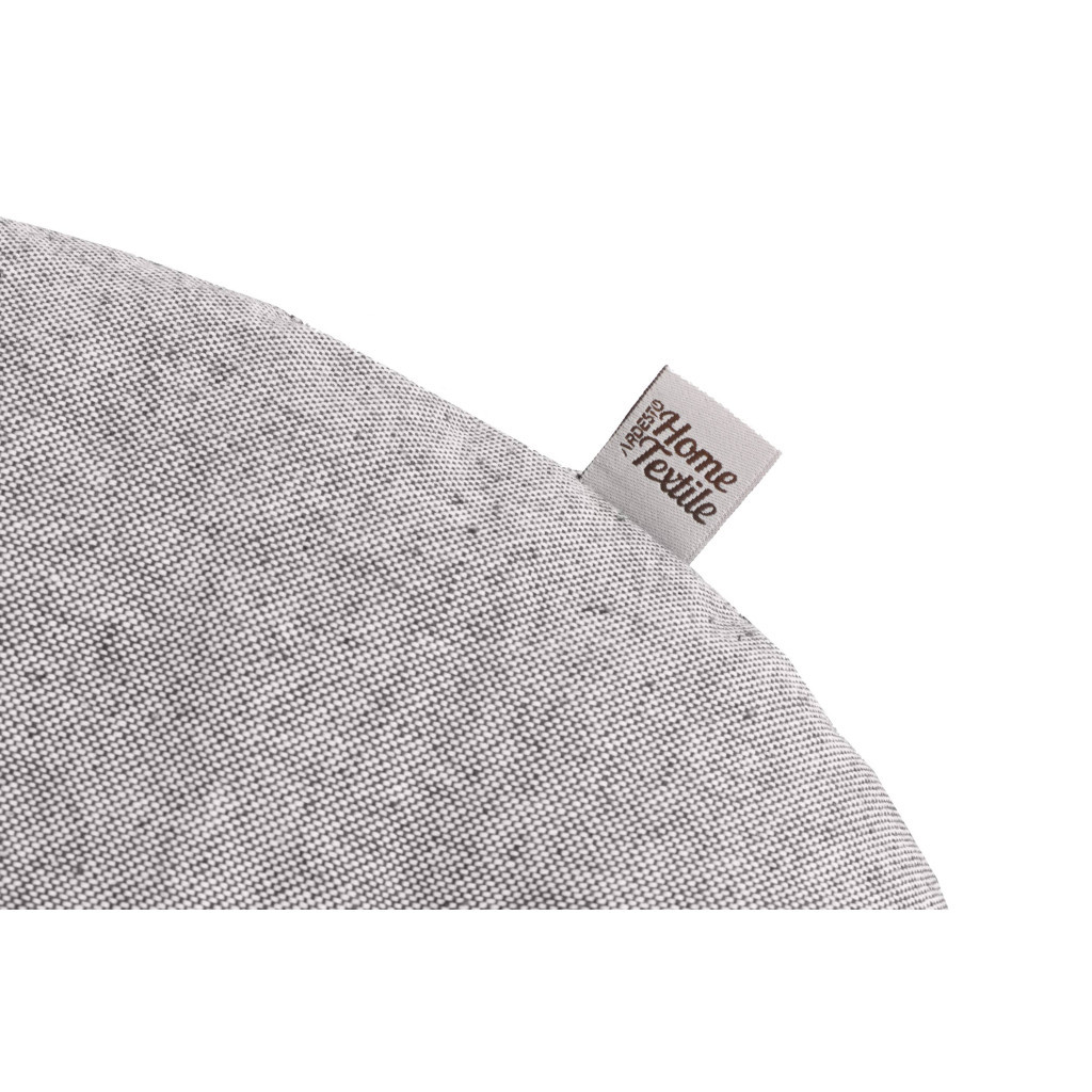 Подушка на стілець Ardesto Oliver сірий, D-40см 100% бавовна (ART03OD) - зображення 7