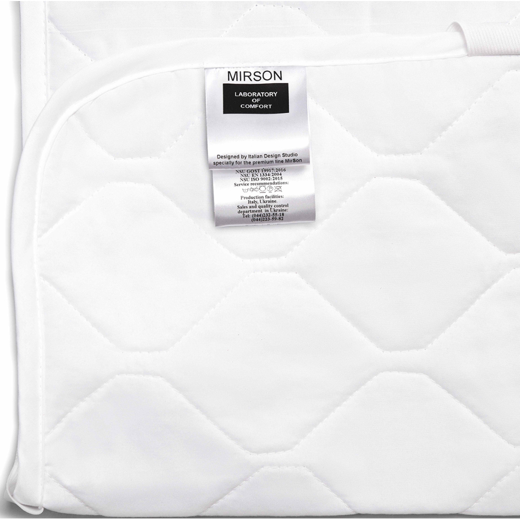 Наматрацник MirSon № 962 Natural Line Стандарт Cotton 80x190 см (2200000834942) - зображення 3