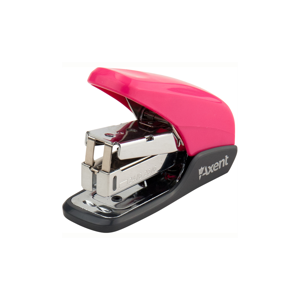 Степлер Axent Shell №24/6 20 л Рожевий (4841-10-A) - зображення 1