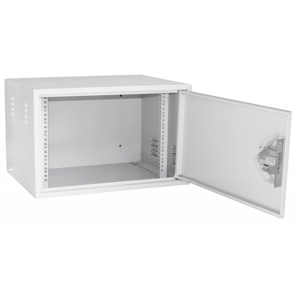 Шафа настінна Ipcom 19" 7U Forpost глибина 450 антивандальна К-4547 RAL7035 (БКМ-600-7U) - зображення 3