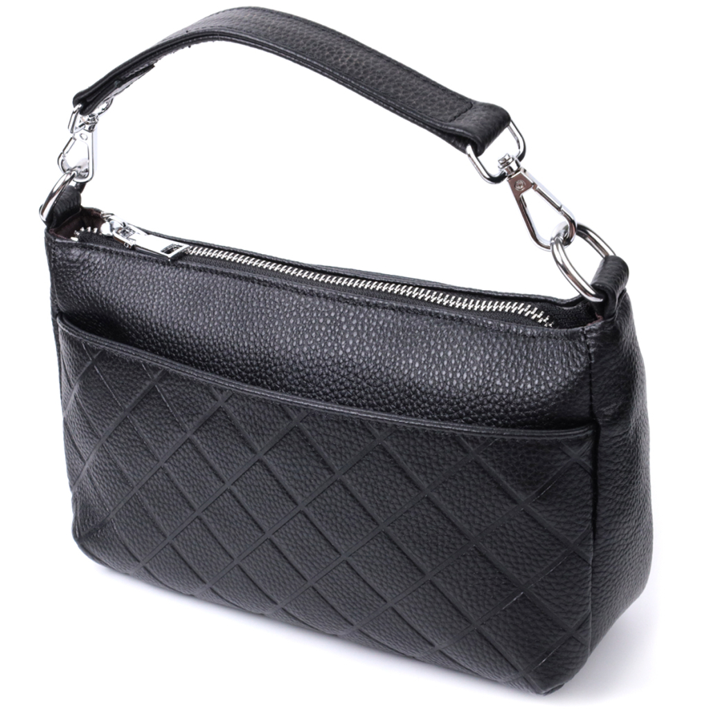 Сумка Vintage З натуральної шкіри Чорна (22805) - зображення 1