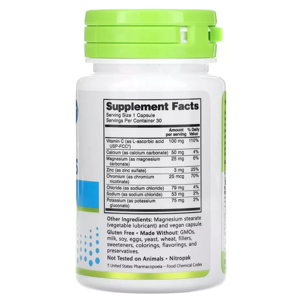 Вітамінно-мінеральний комплекс NutriBiotic Незамінні електроліти, Essential Electrolytes, 30 вегетаріанськ (NBC-00562) - зображення 2