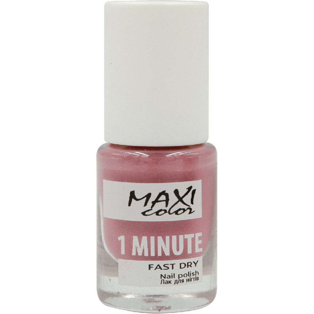 Лак для нігтів Maxi Color 1 Minute Fast Dry 043 (4823082004522) - изображение 1