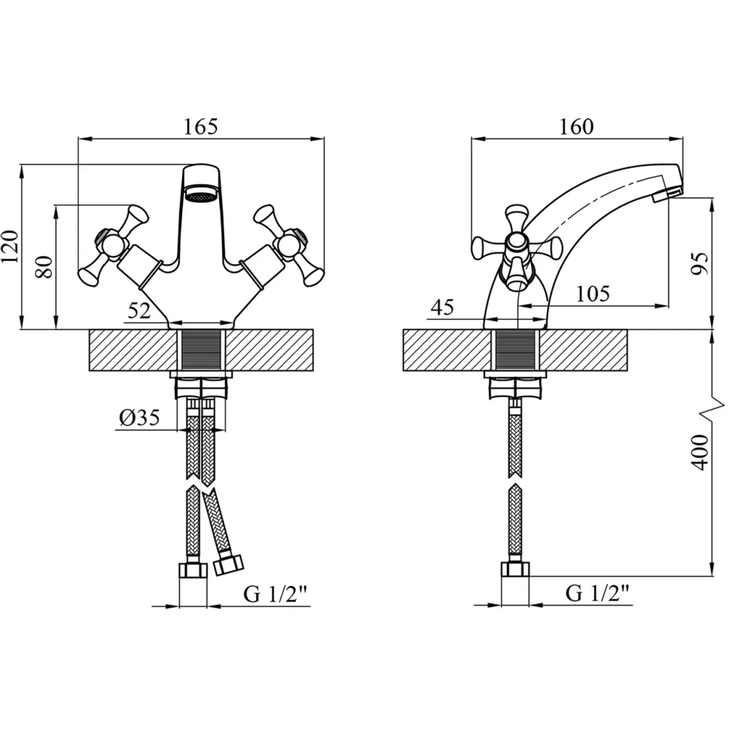 Змішувач Kroner Rhein-C010 (CV018074) - изображение 7