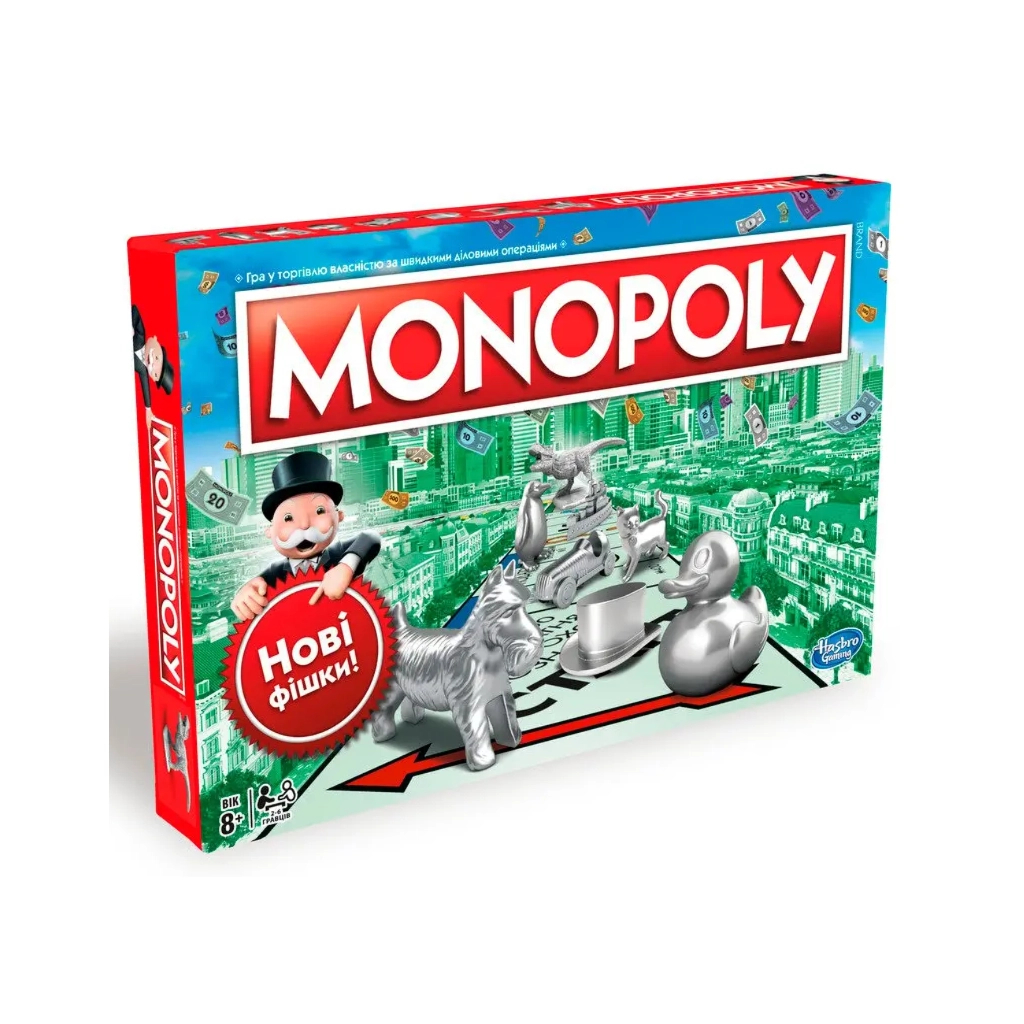 Настільна гра Hasbro Класична Монополія українська версія (C1009) - изображение 1