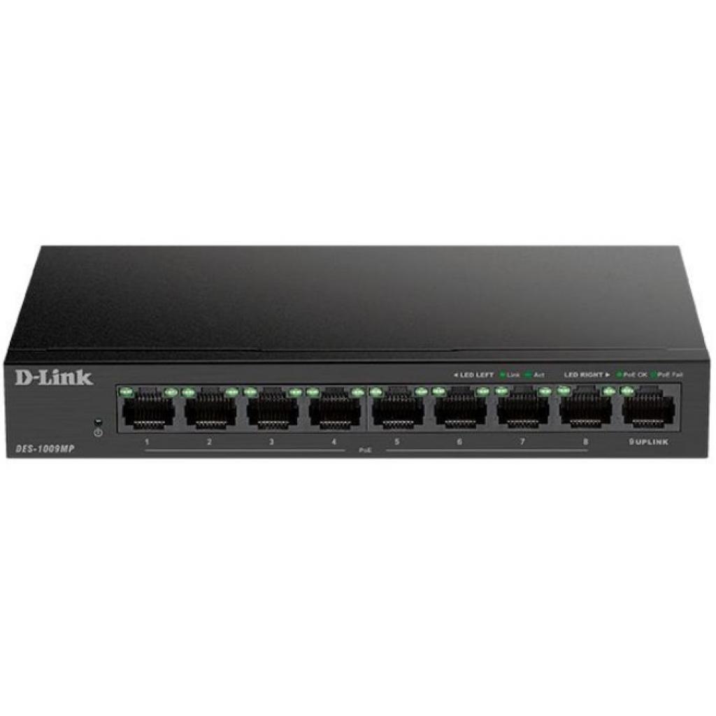Комутатор мережевий D-Link DES-1009MP - зображення 1