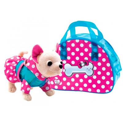 М'яка іграшка Chi Chi Love Чихуахуа Веселий дощик у плащі та з сумочкою 20 см (589 0345) - зображення 1