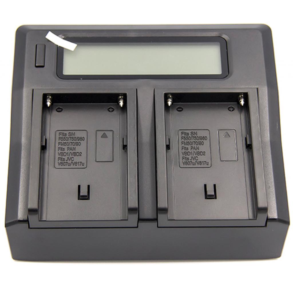 Зарядний пристрій для фото PowerPlant Dual Sony NP-F970 (CH980222) - зображення 1