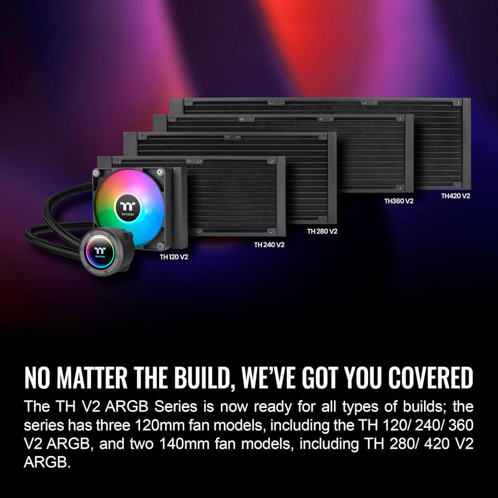 Система рідинного охолодження ThermalTake TH420 ARGB Sync (CL-W376-PL14SW-A) - зображення 8