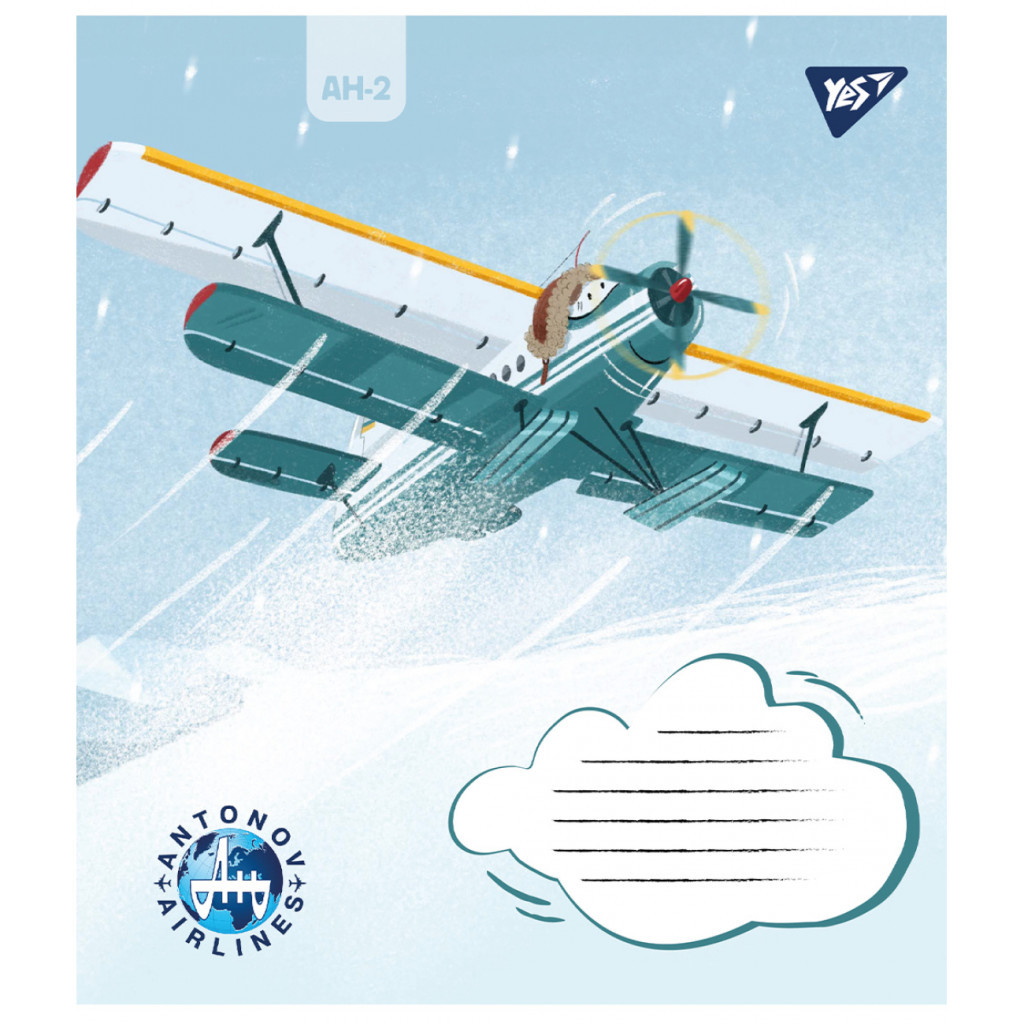 Зошит Yes Антонов 12 аркушів лінія (767429) - зображення 3