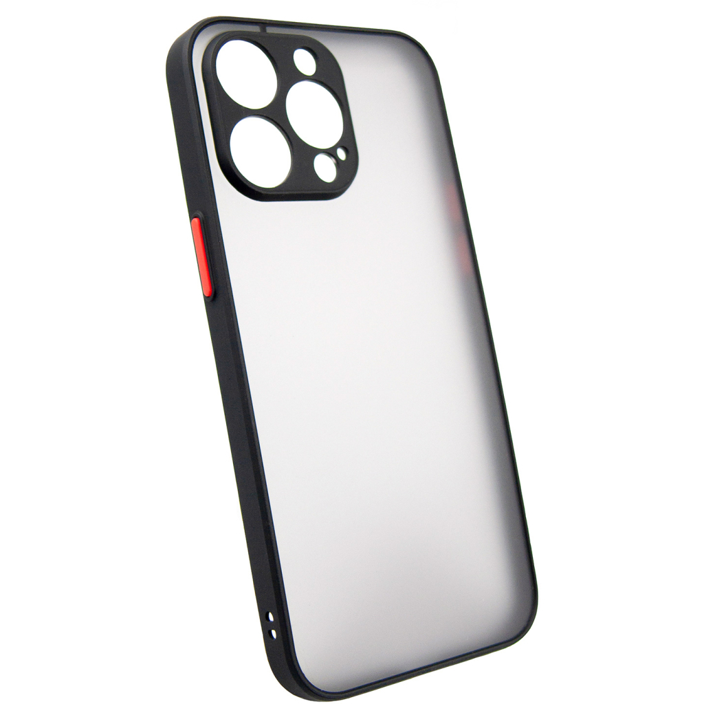 Чохол до мобільного телефона Dengos Matte iPhone 15 Pro Max (black) (DG-TPU-MATT-133) - зображення 2