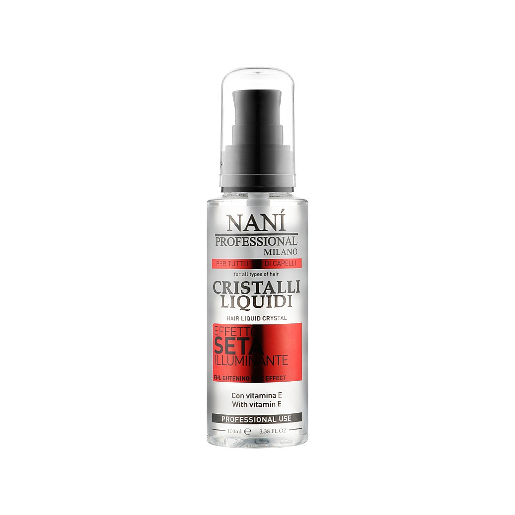 Сироватка для волосся Nani Professional Milano рідкі кристали Ефект шовку 100 мл (8034055537701) - зображення 1