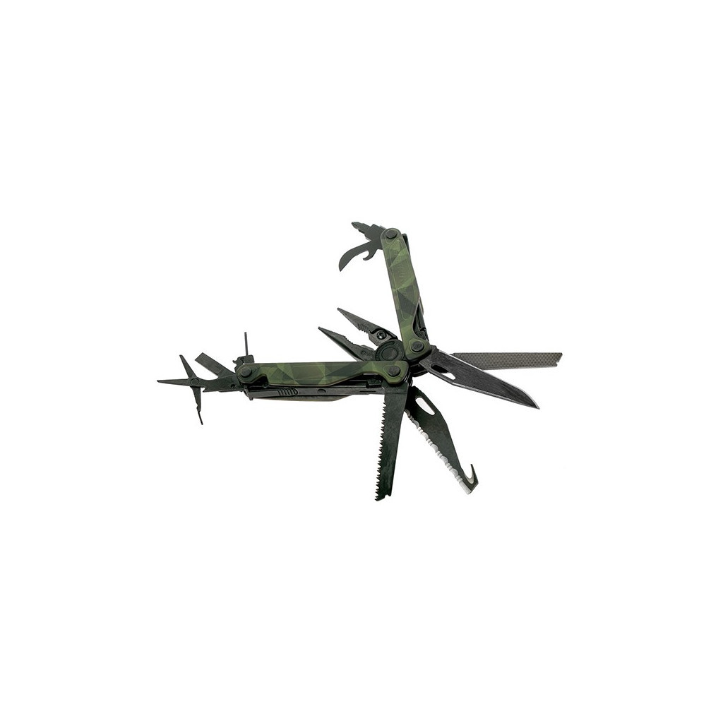 Мультитул Leatherman Charge Plus Camo Forest, синтетичний чохол, карт. коробка (832710) - зображення 3