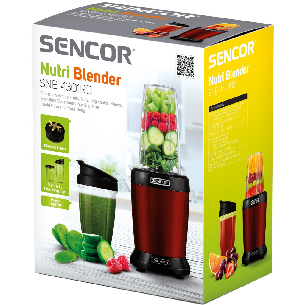 Блендер Sencor SNB4301RD - зображення 6