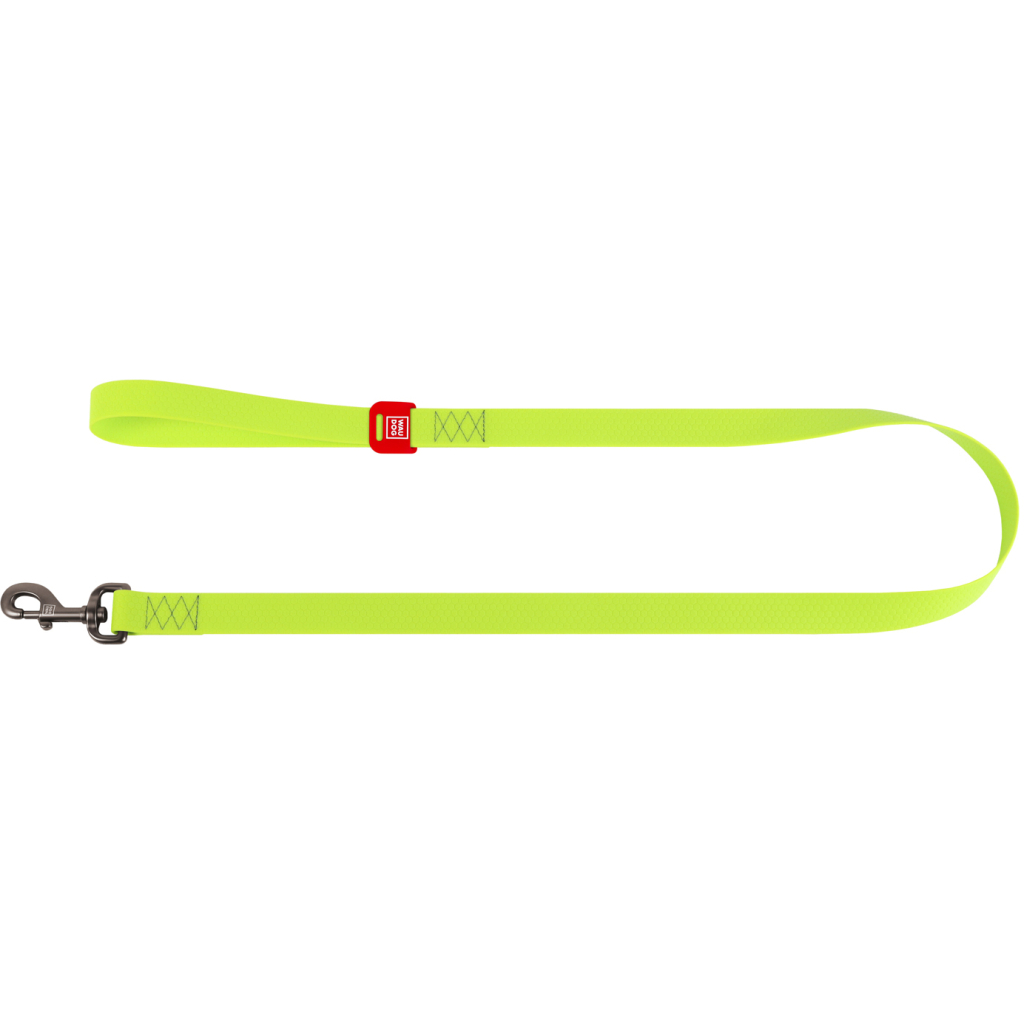 Повідець для собак WAUDOG Waterproof L-XXL Ш 25 мм Д 183 см салатовий (27225) - зображення 2