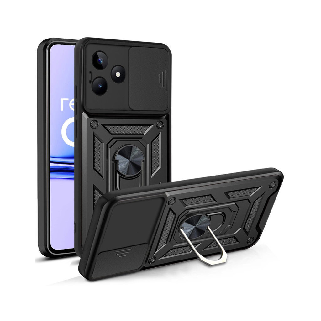 Чохол до мобільного телефона BeCover Military Realme C53 Black (710701) - зображення 2