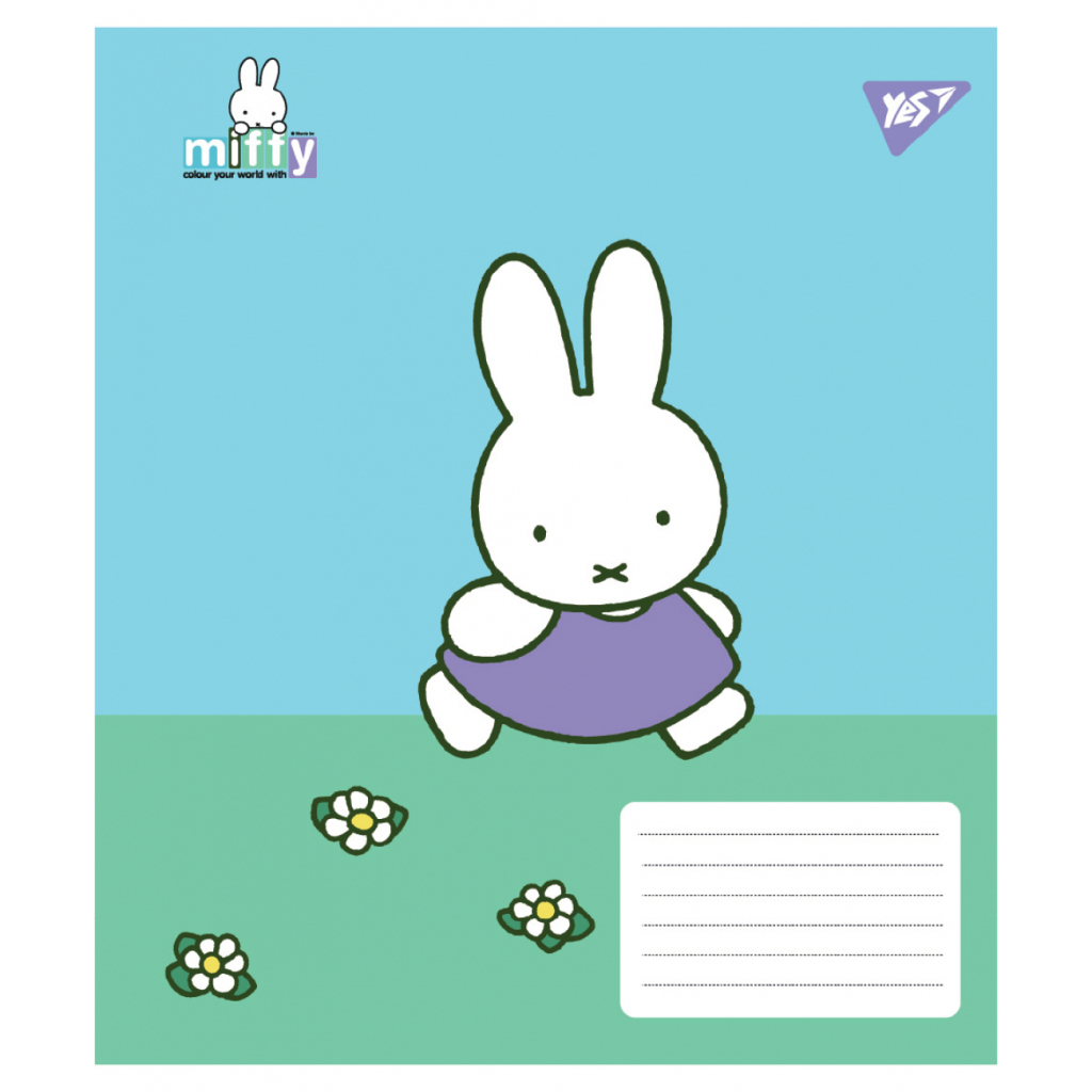 Зошит Yes Miffy Spring А5 24 аркушів клітинка (767629) - зображення 5