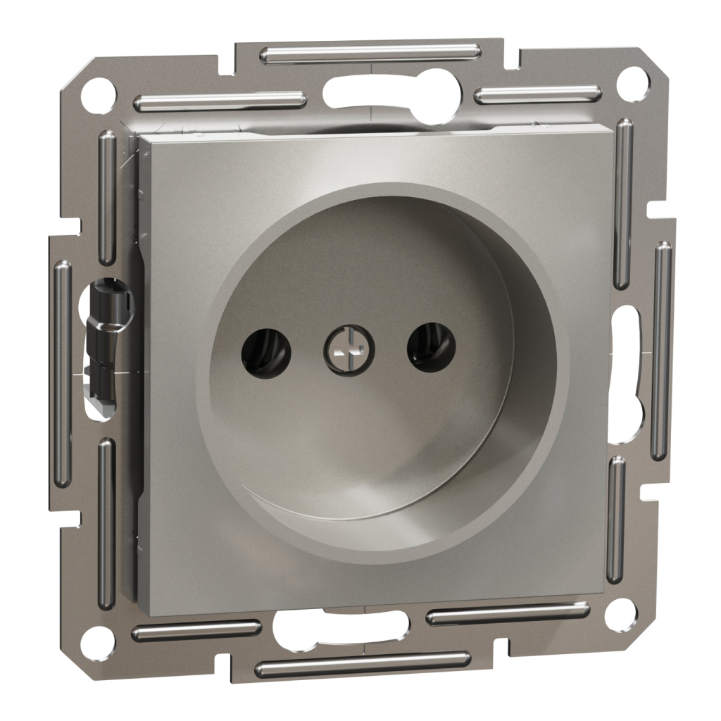 Розетка Schneider Electric ASFORA без заземлення бронза (EPH3000169) - изображение 2