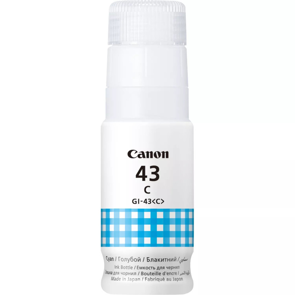 Контейнер з чорнилом Canon GI-43 Cyan (4672C001) - зображення 1