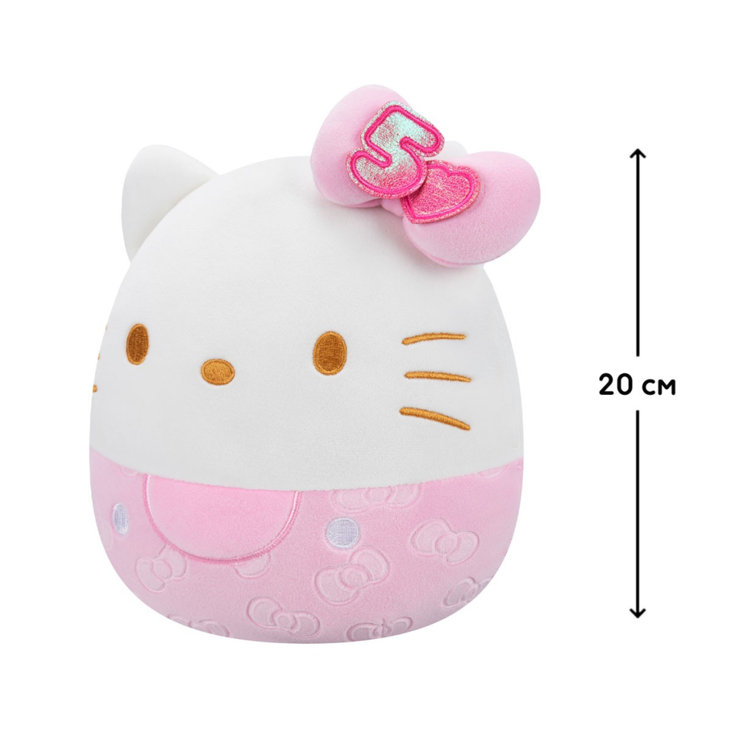 М'яка іграшка Squishmallows Хелоу Кітті у рожевому 20 см (SQSN00497) - зображення 2