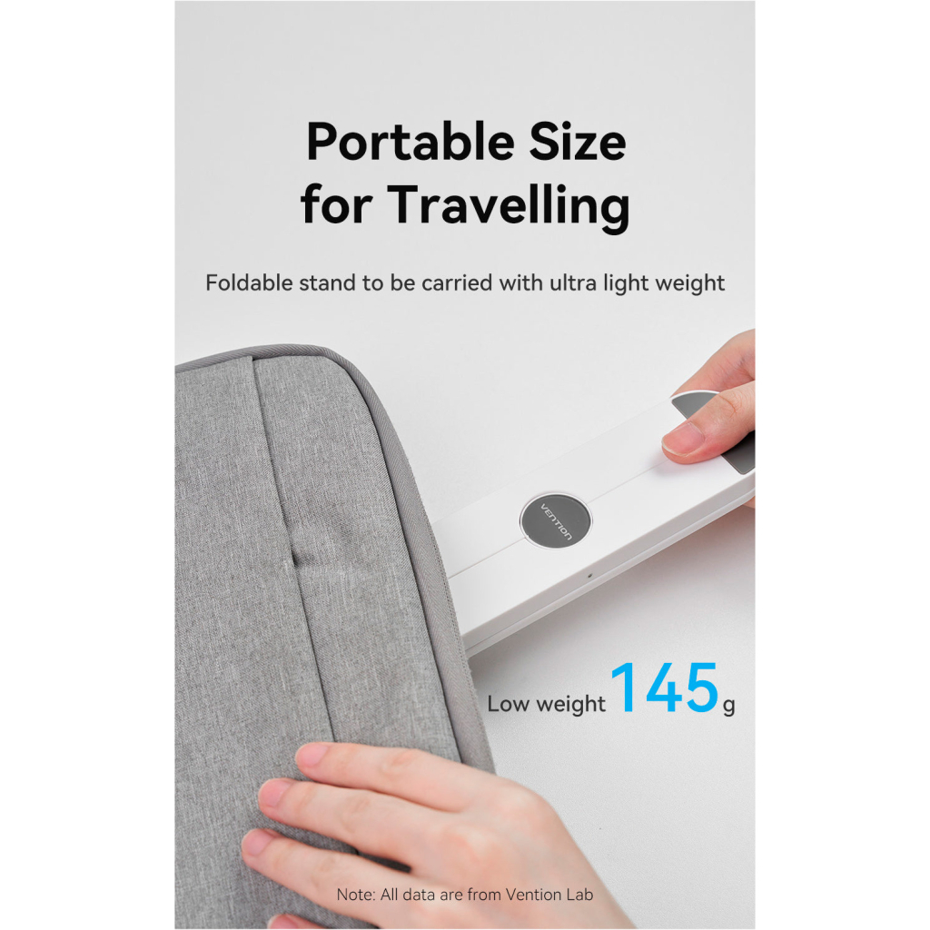 Підставка до ноутбука Vention Laptop X-type Stand White ABS 83-170мм (KDNW0) - зображення 9