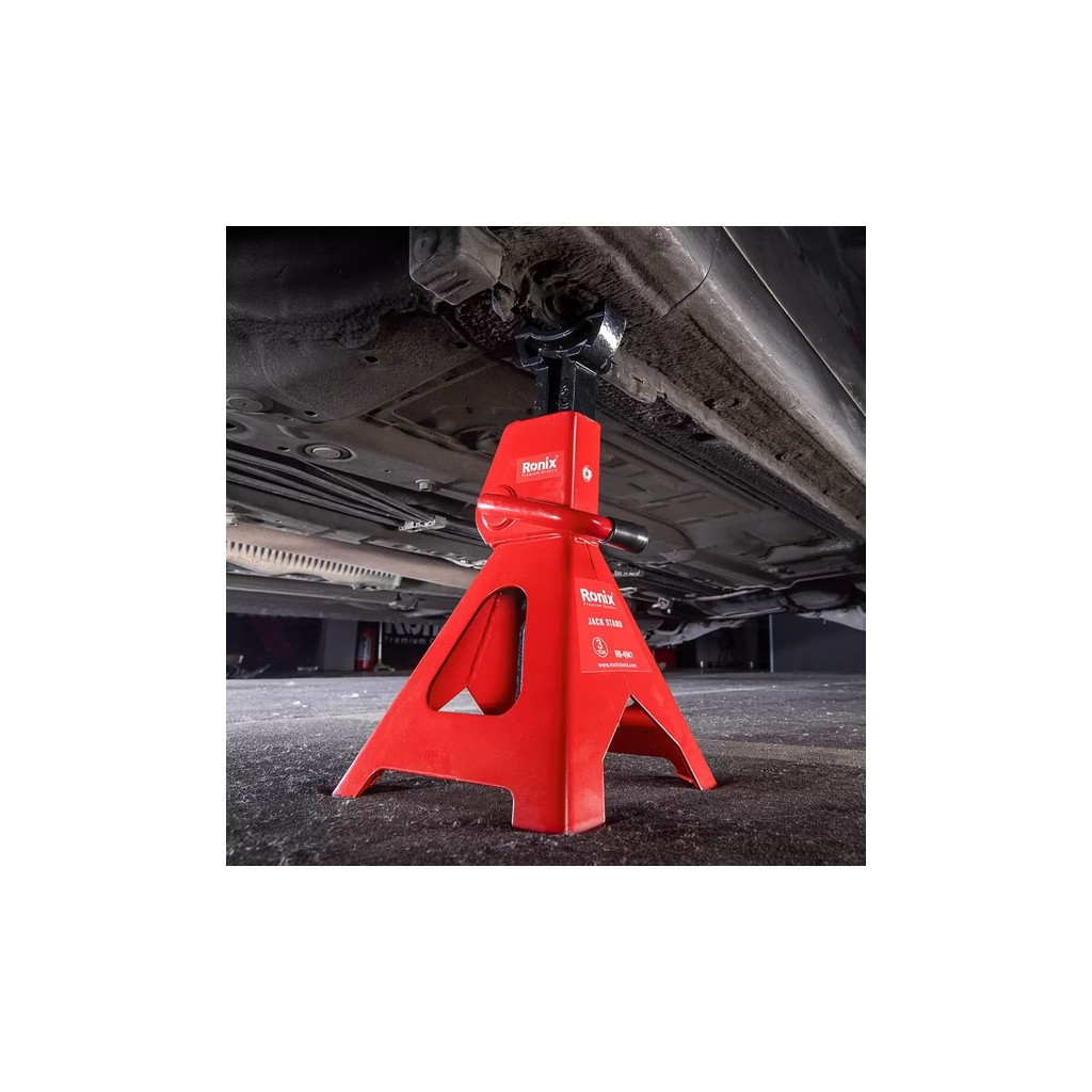 Домкрат Ronix комплект 2 шт домкар-підставка, 2т (RH-4941) - зображення 8