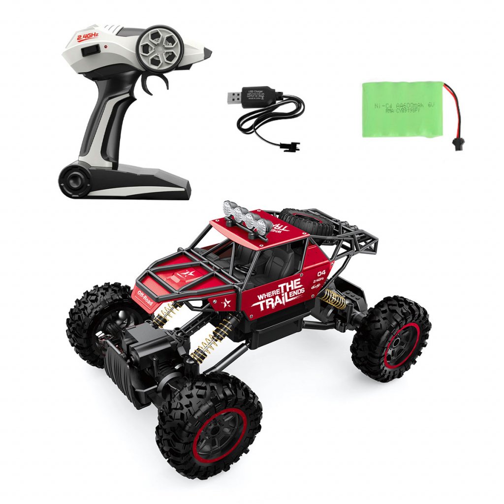 Радіокерована іграшка Sulong Toys Off-road Crawler – Where the trail ends, червоний (SL-121RHMR) - зображення 4
