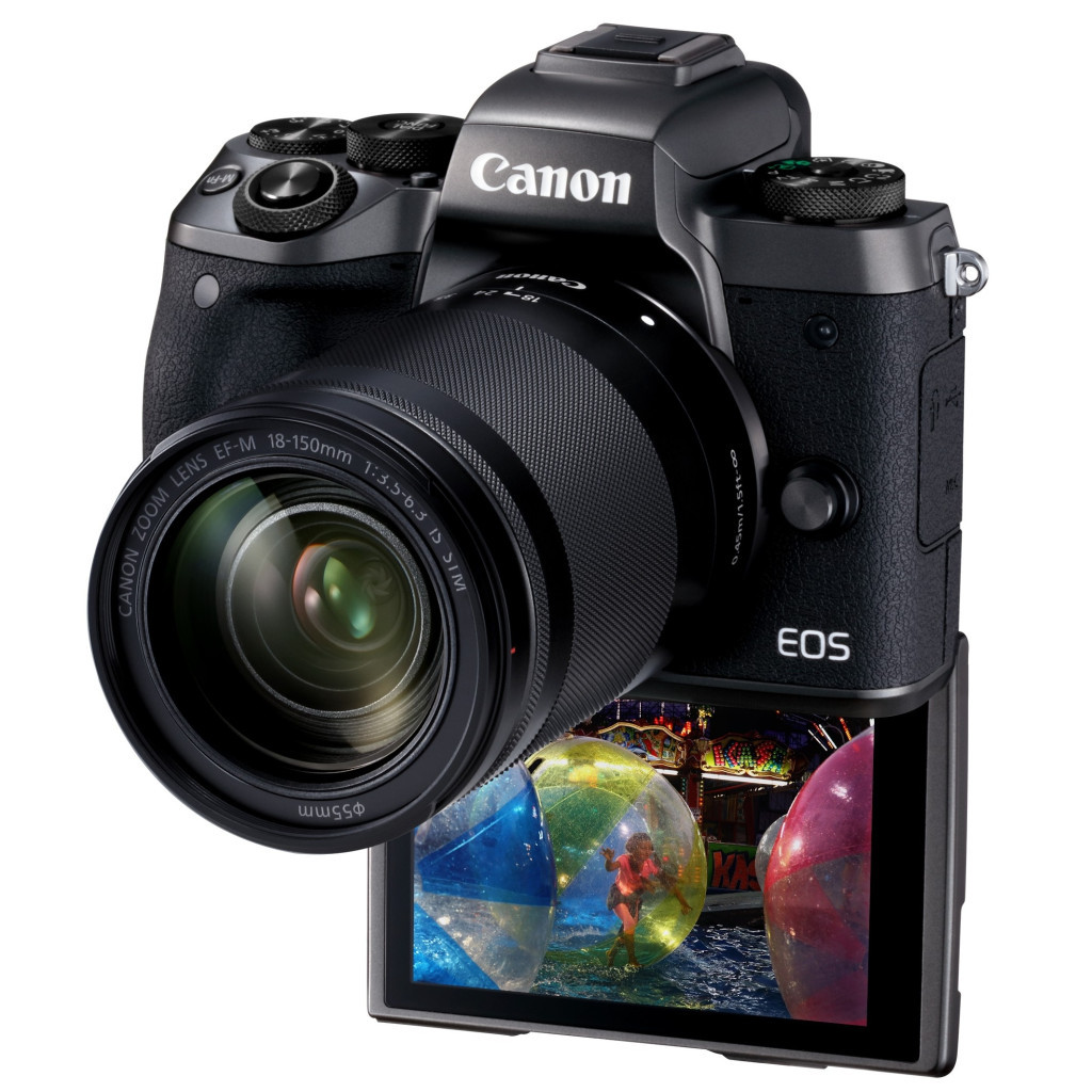 Цифровий фотоапарат Canon EOS M5 + 18-150 IS STM Kit Black (1279C049) - зображення 8