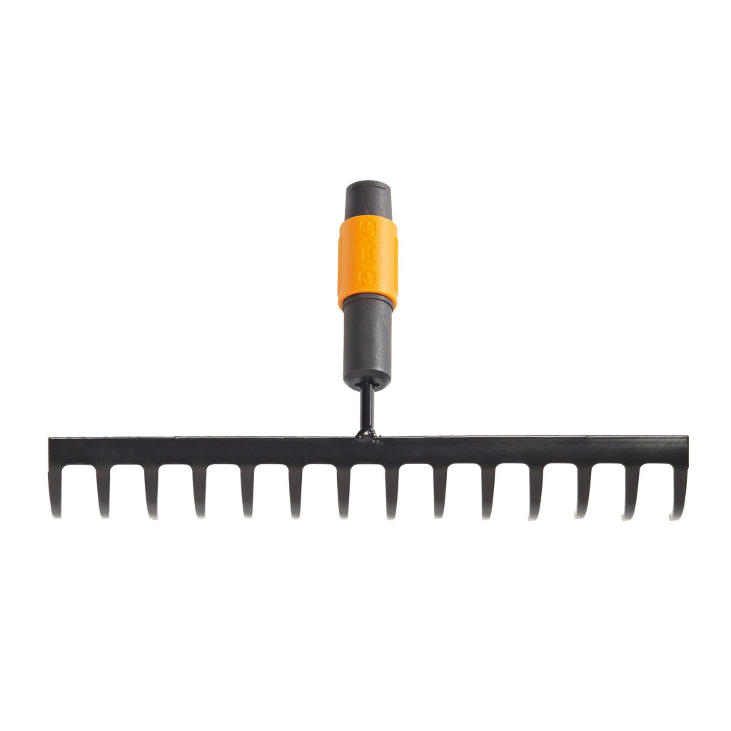 Граблі Fiskars для ґрунту 14 зубців QuikFit (1000653) - зображення 1