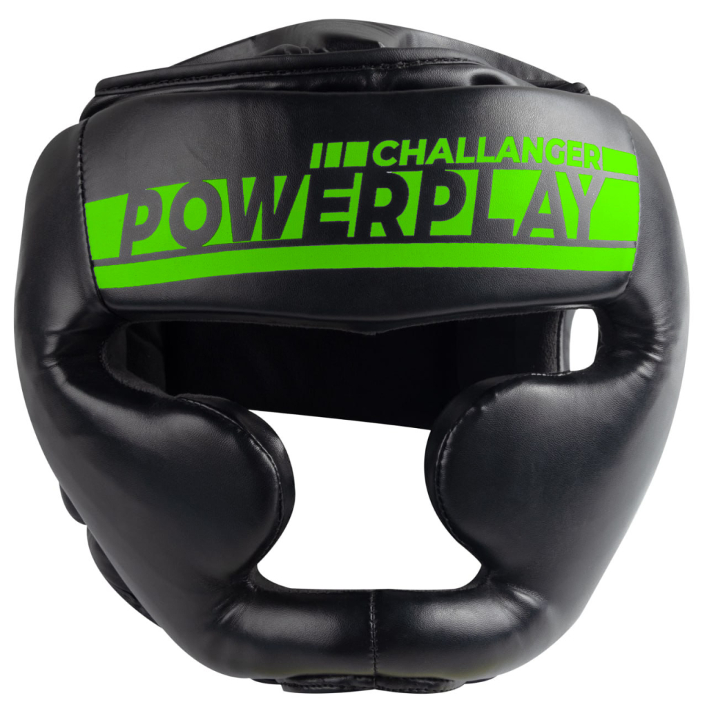 Боксерський шолом PowerPlay 3048 Чорно-Зелений XL (PP_3048_XL_Bl/Green) - зображення 4