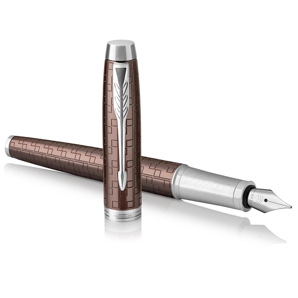 Ручка пір'яна Parker IM 17 Premium Brown CT  FP F (24 511) - зображення 3
