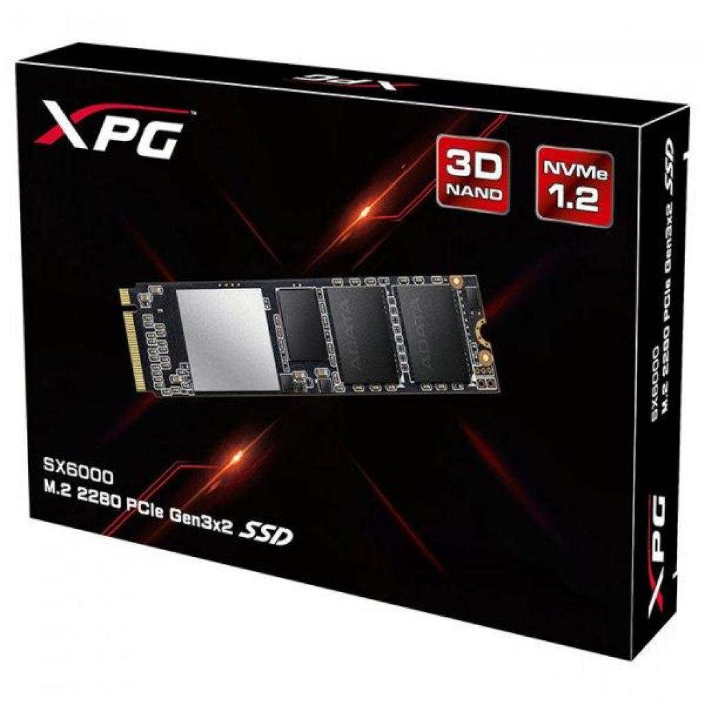 Накопичувач SSD M.2 2280 256GB ADATA (ASX6000NP-256GT-C) - зображення 4
