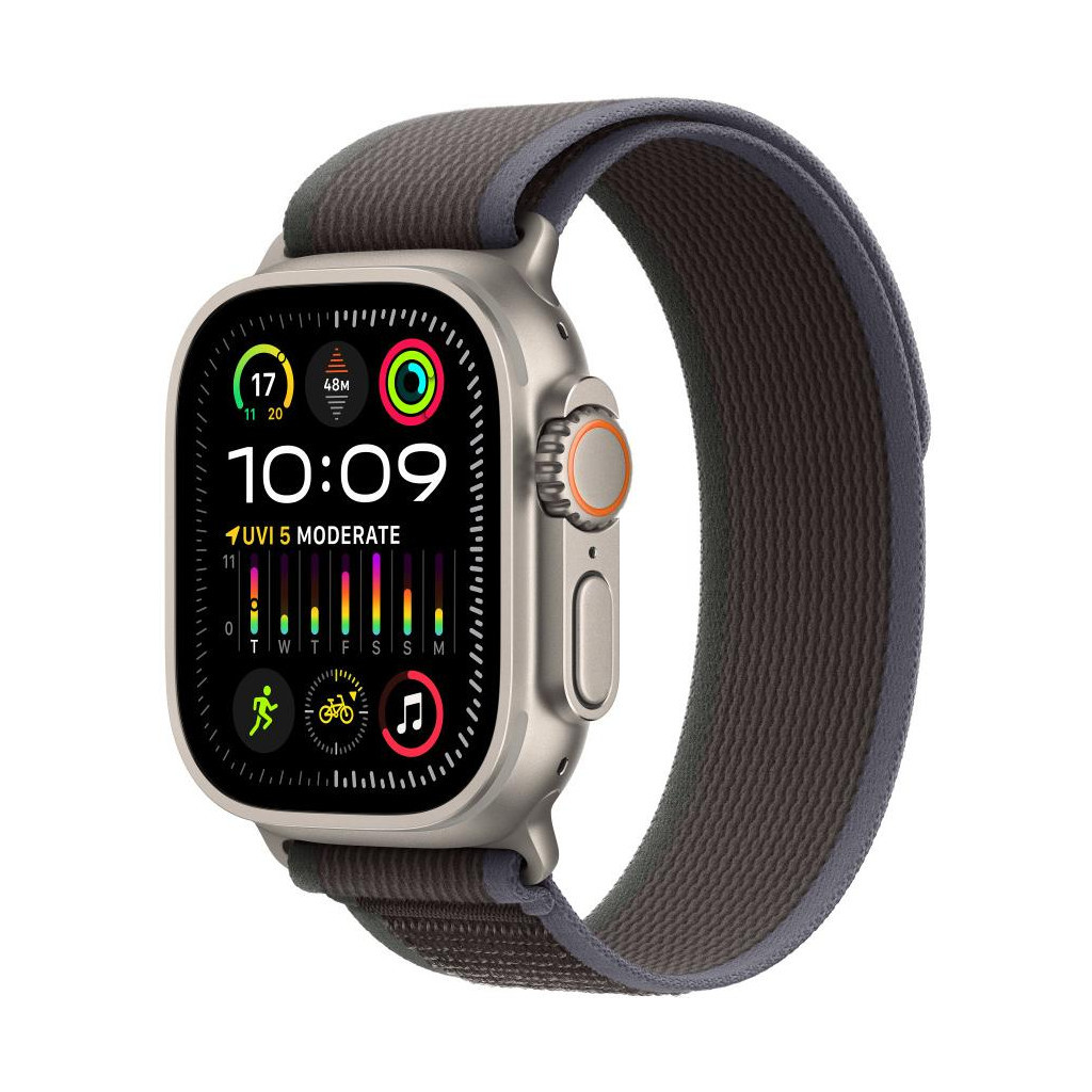 Ремінець до смарт-годинника Apple 49mm Blue/Black Trail Loop - M/L (MT623ZM/A) - зображення 4