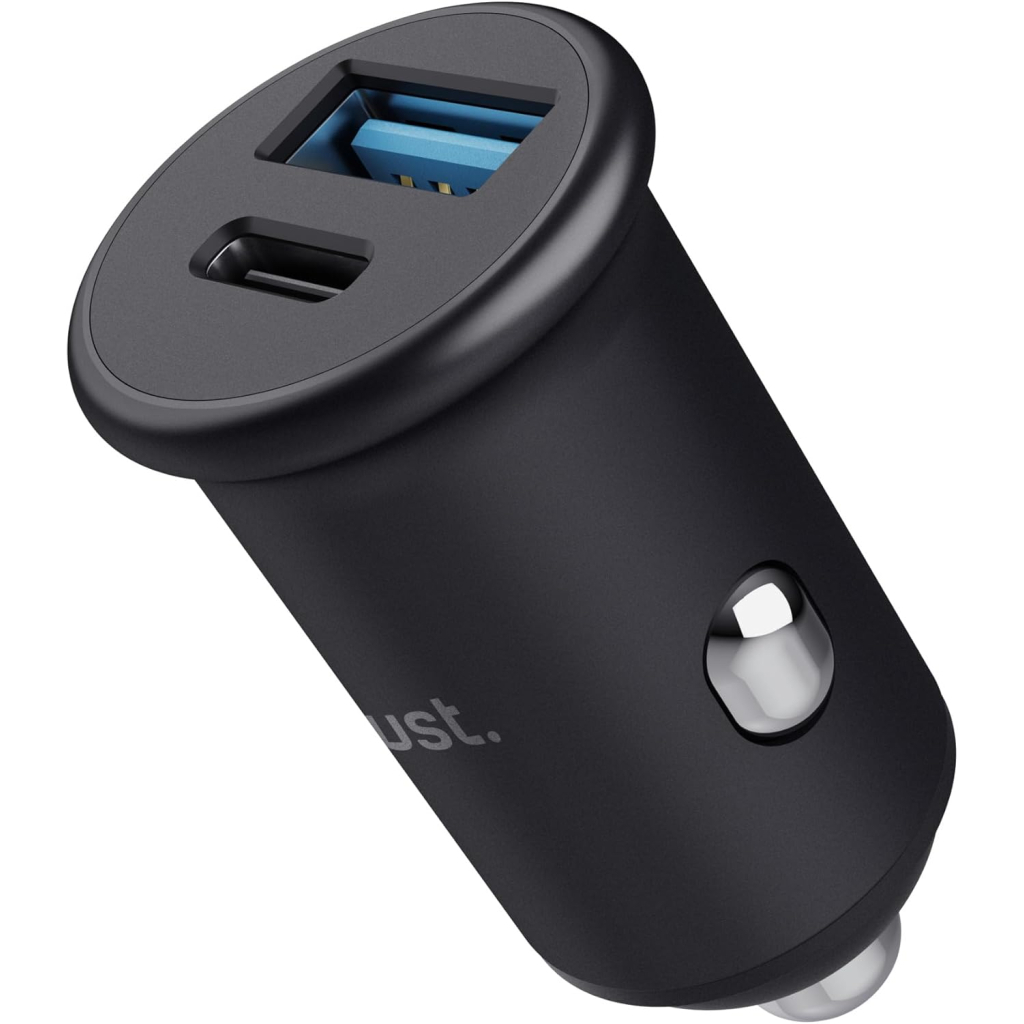 Зарядний пристрій Trust USB-C PD25W + USB QC12W 37W Black (25197_TRUST) - зображення 2