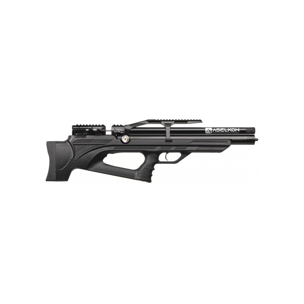 Пневматична гвинтівка Aselkon MX10-S Редукторна Black (1003770) - изображение 1