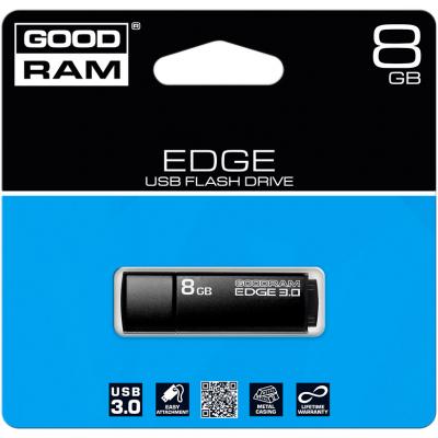 USB флеш накопичувач Goodram 8GB UEG3 Edge Black USB 3.0 (UEG3-0080K0R11) - зображення 5