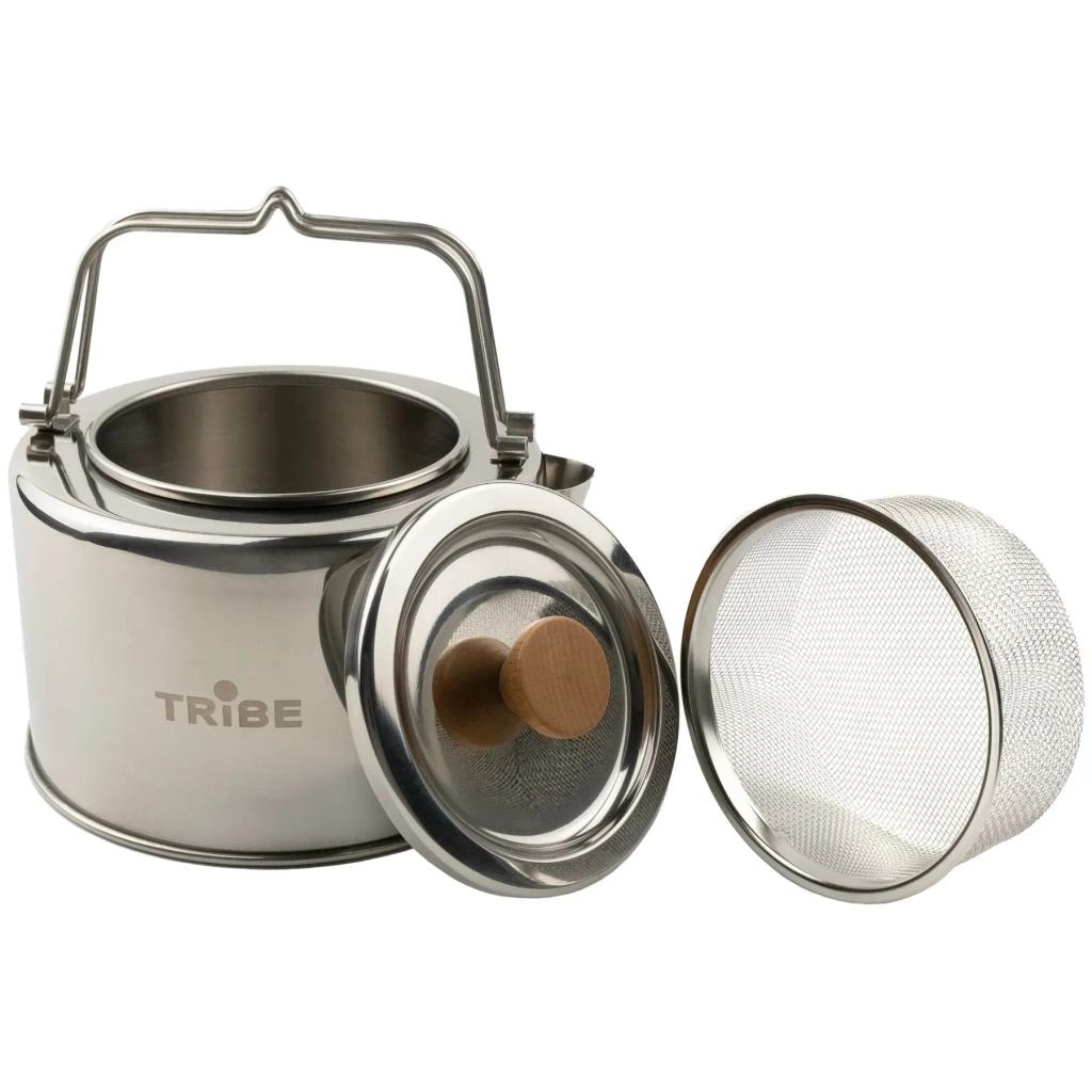 Чайник туристичний Tribe Kettle 1,2 л сталевий (T-FI-0010-metal) - изображение 3