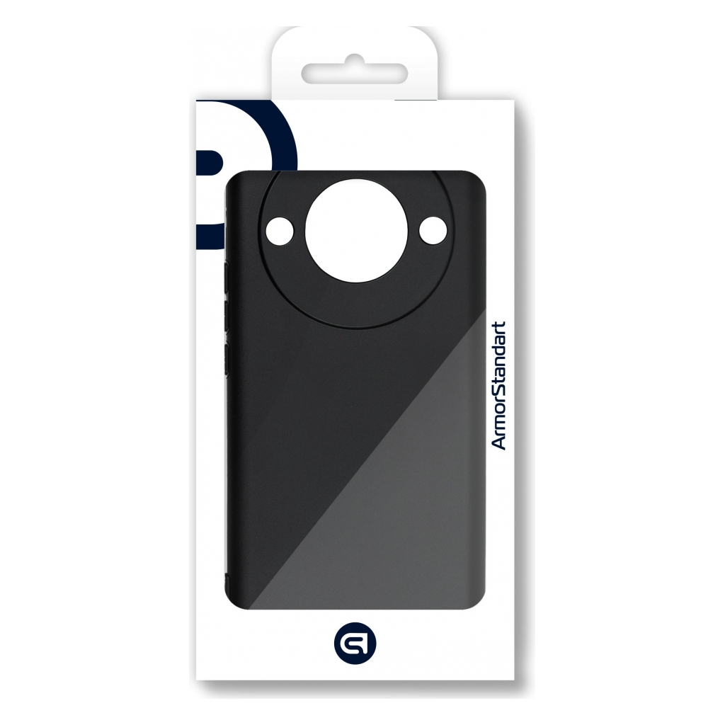 Чохол до мобільного телефона Armorstandart Matte Slim Fit Honor Magic5 Lite Camera cover Black (ARM69395) - зображення 2