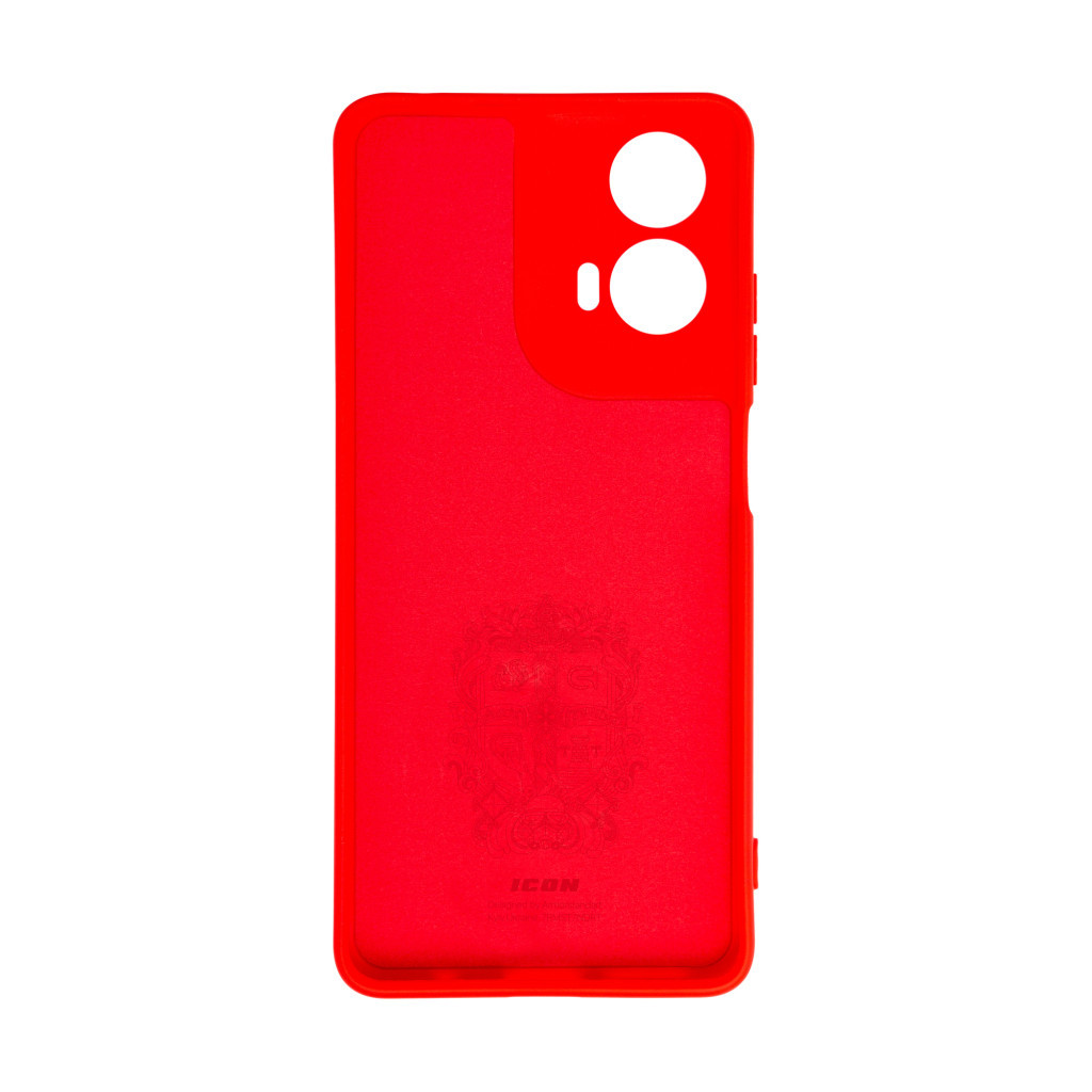 Чохол до мобільного телефона Armorstandart ICON Case Motorola G24 Camera cover Red (ARM74302) - зображення 2