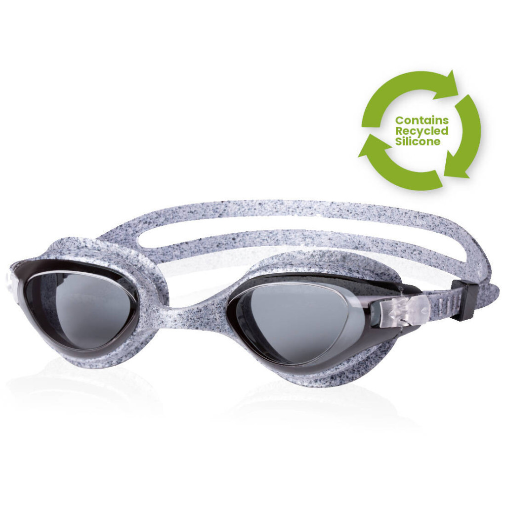 Окуляри для плавання Aqua Speed Vega Reco 285-37 60529 чорний, білий OSFM (5905718605293) - зображення 1