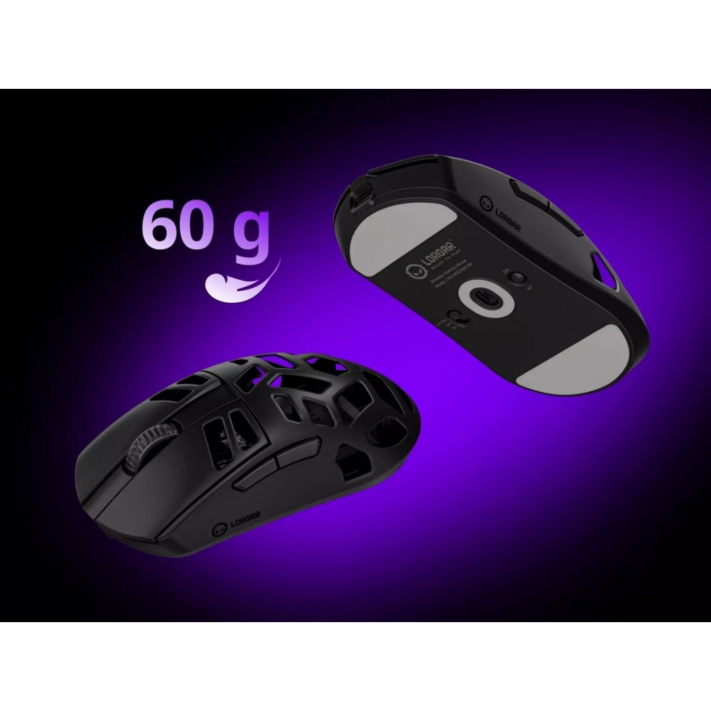 Мишка Lorgar Elite MSE90W Wireless/Bluetooth Black (LRG-MSE90W-BK) - зображення 12