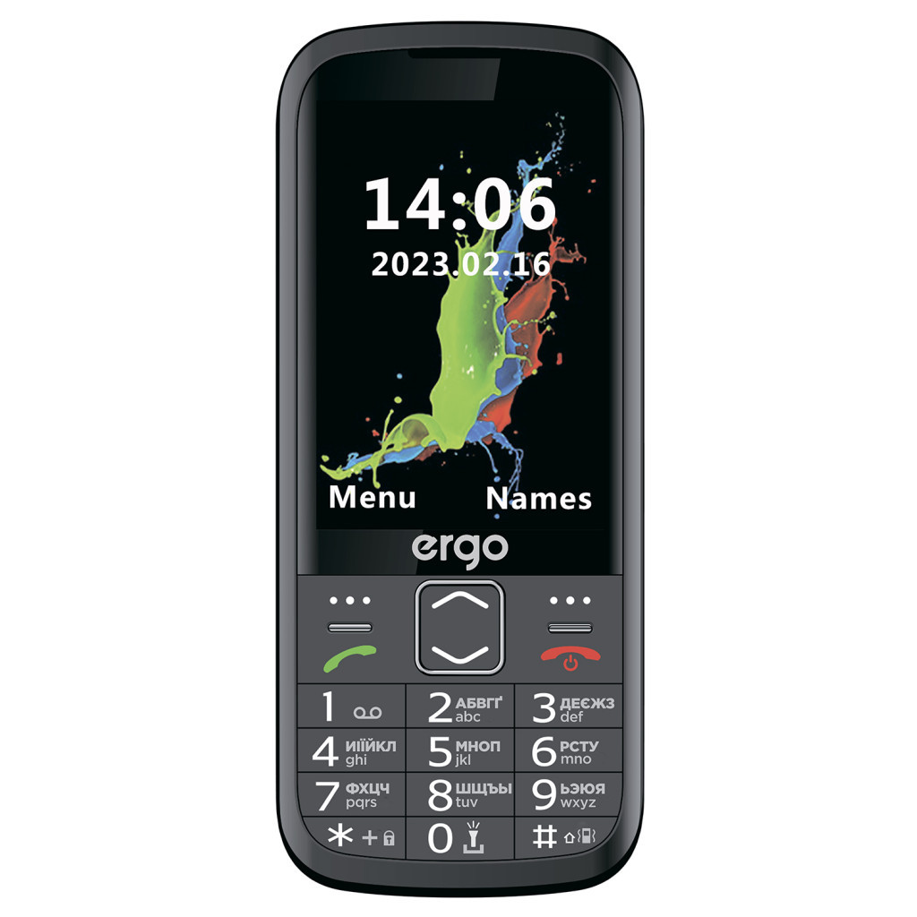 Мобільний телефон Ergo R351 Black - зображення 3
