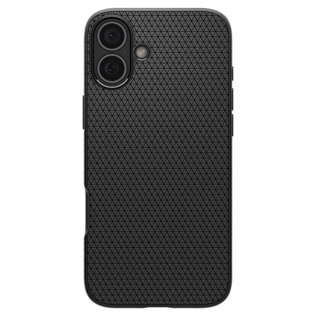 Чохол до мобільного телефона Spigen iPhone 16 Plus Liquid Air Matte Black (ACS08066) - зображення 1