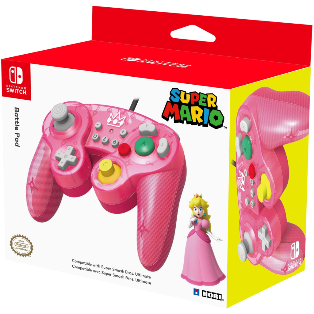Геймпад Hori Battle Pad (Peach) for Nintendo Switch (NSW-135U) - зображення 3