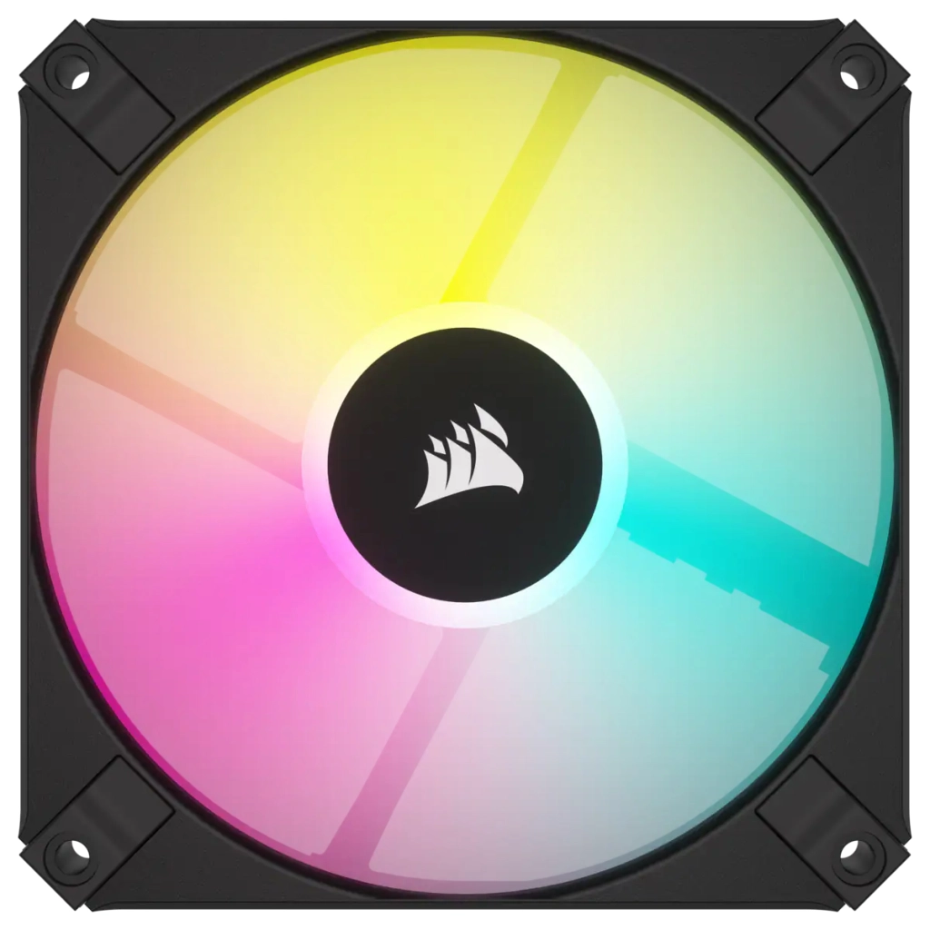 Кулер до корпусу Corsair iCUE AF120 RGB Slim Black (CO-9050162-WW) - зображення 1