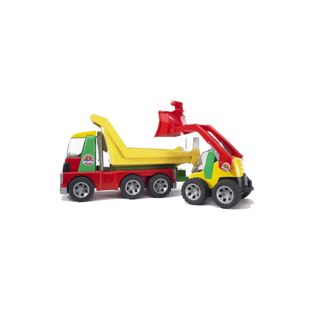 Машина Bruder Самосвал-транспортёр + автопогрузчик Roadmax (20070) - изображение 3