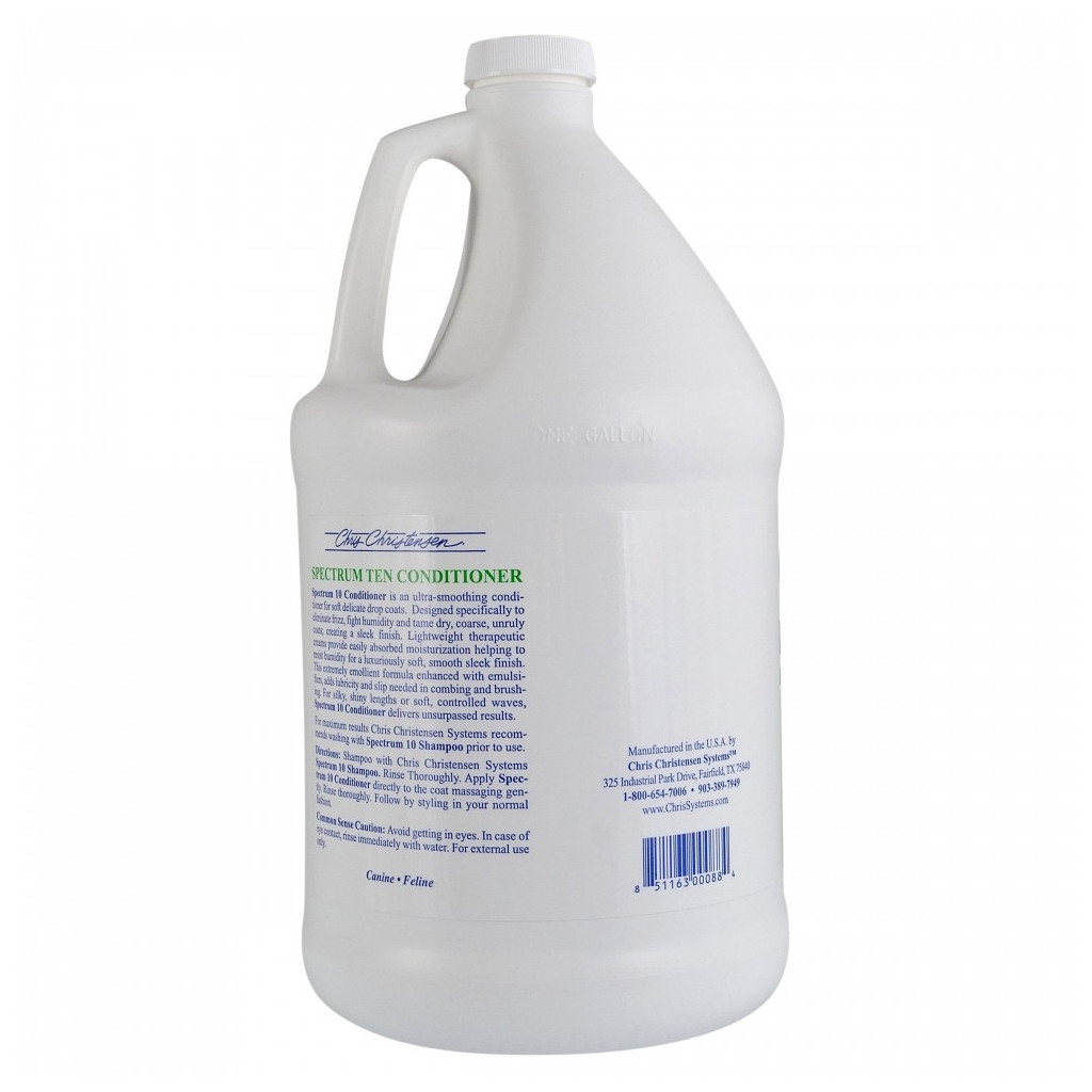 Кондиціонер для тварин Chris Christensen Spectrum Ten для тонкої та шовковистої шерсті 3.8 л (851163000884) - зображення 2