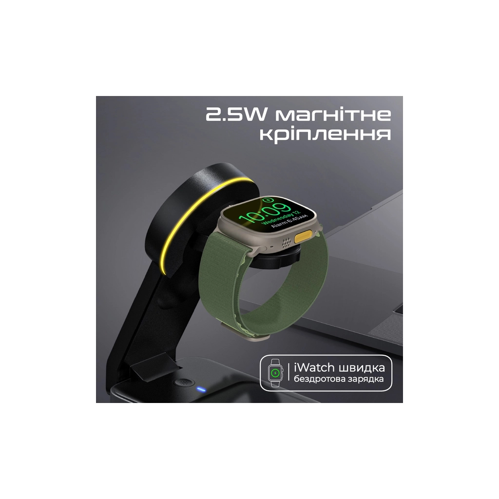 Зарядний пристрій Promate wireless charger transfold (transfold) - зображення 4