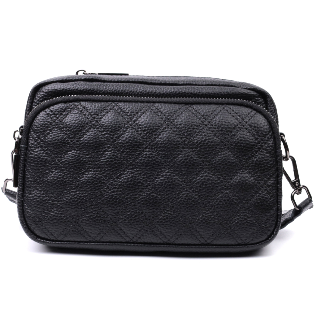 Сумка Vintage З натуральної шкіри Чорна (22634) - зображення 5