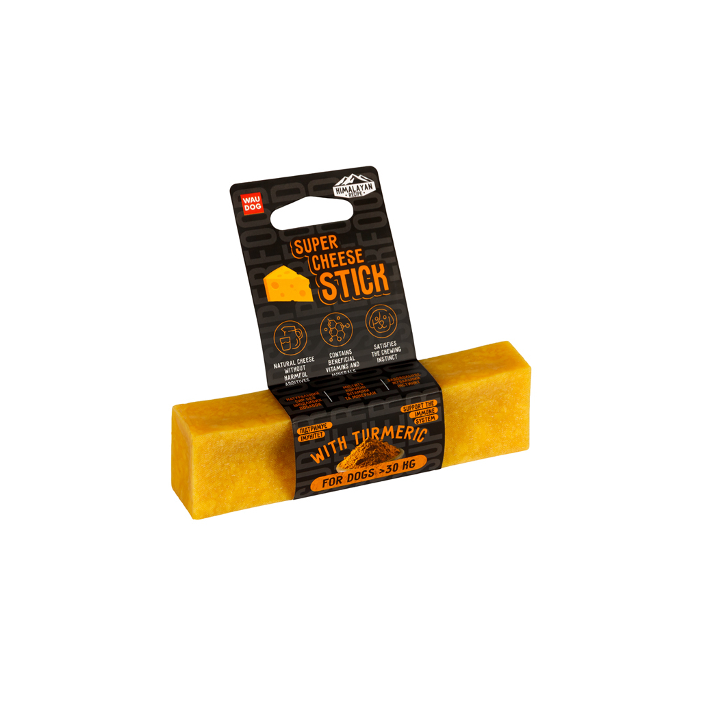 Ласощі для собак WAUDOG Superfood Сирна паличка з куркумою L 95 г (4466) - зображення 2
